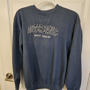 Outer Banks North Carolina Crewneck Sweatshirt - Blue